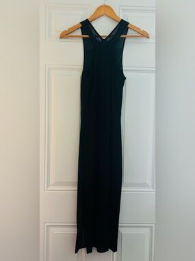 reiss bailey plunge neck maxi dress REISS Bailey Plunge Neck Long Maxi Dress in Ivory